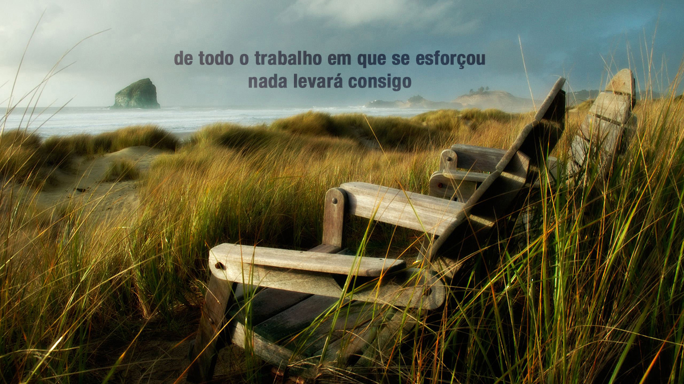 wallpaper todo trabalho nada levará_1366x768