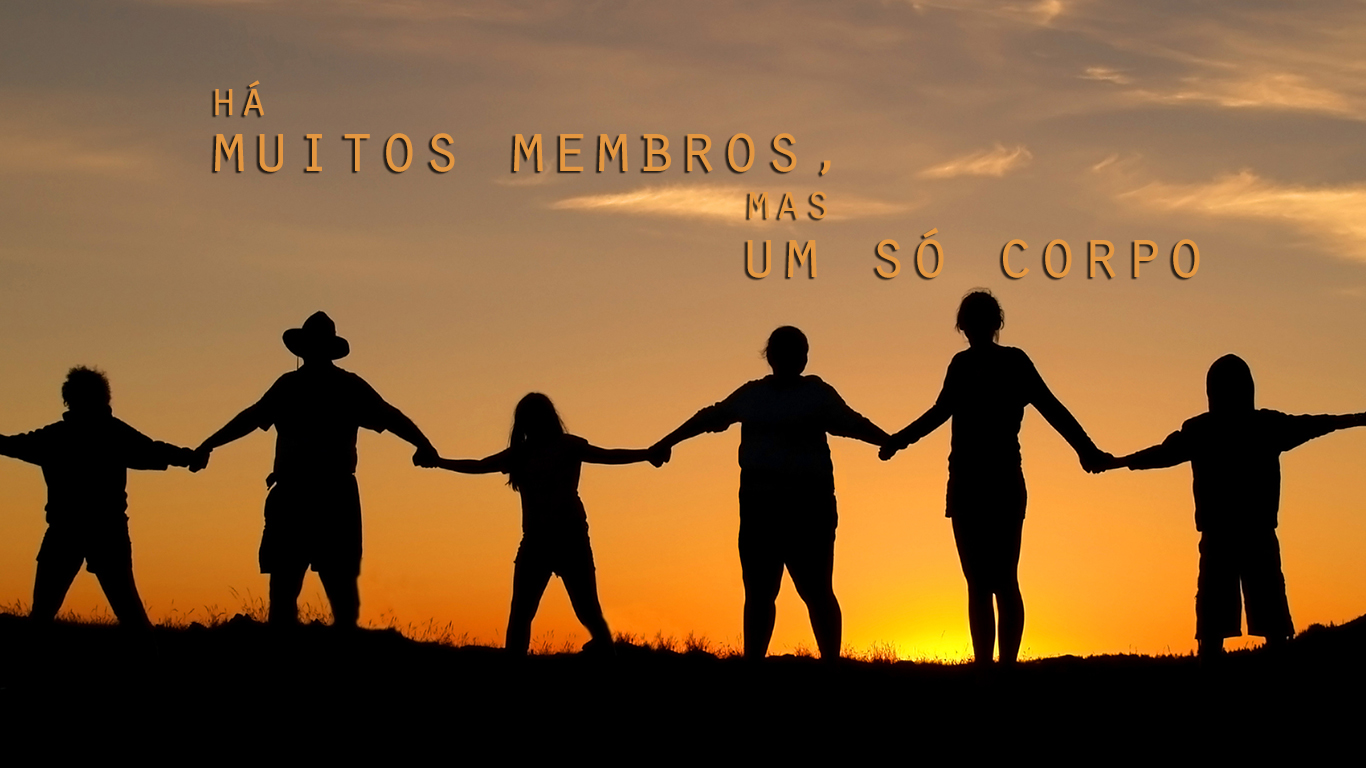 wallpaper cristao há muitos membros mas um só corpo_1366x768