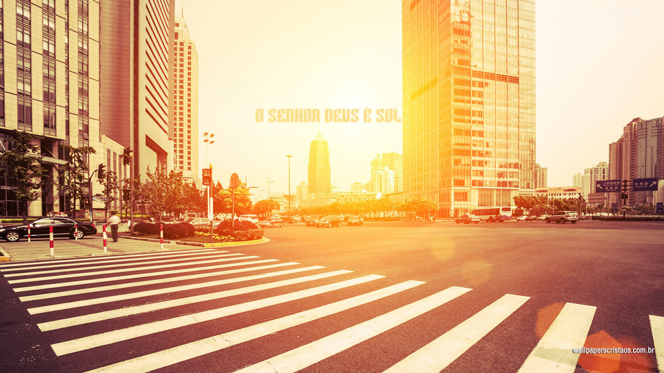 wallpaper cristao hd Senhor Deus é sol_1366x768